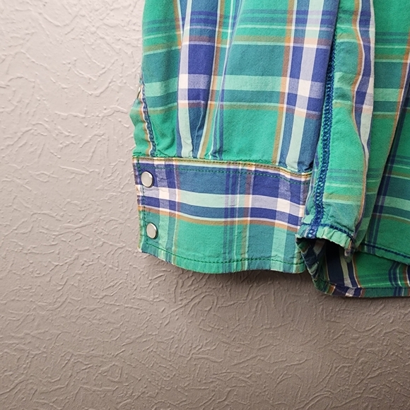 AMONGST OTHERS American Legacy Western Mens L Pear Snap Brushpopper BoxB - Picture 3 of 6